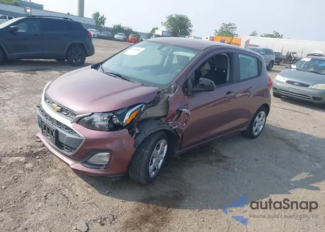 2019 Chevrolet Spark Ls Manual from USA, damaged, VIN KL8CA6SA0KC722212